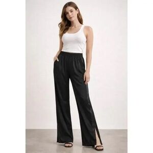 Universal Standard Wide Leg Stripe Pants NWT Small (14-16)